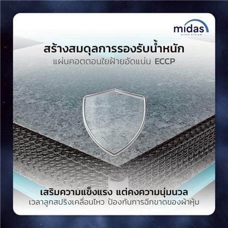 ที่นอนสปริง 3.5 ฟุต MIDAS รุ่น NEVADA_7