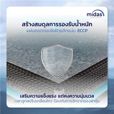 ที่นอนสปริง 5 ฟุต MIDAS รุ่น KLASSCO_9