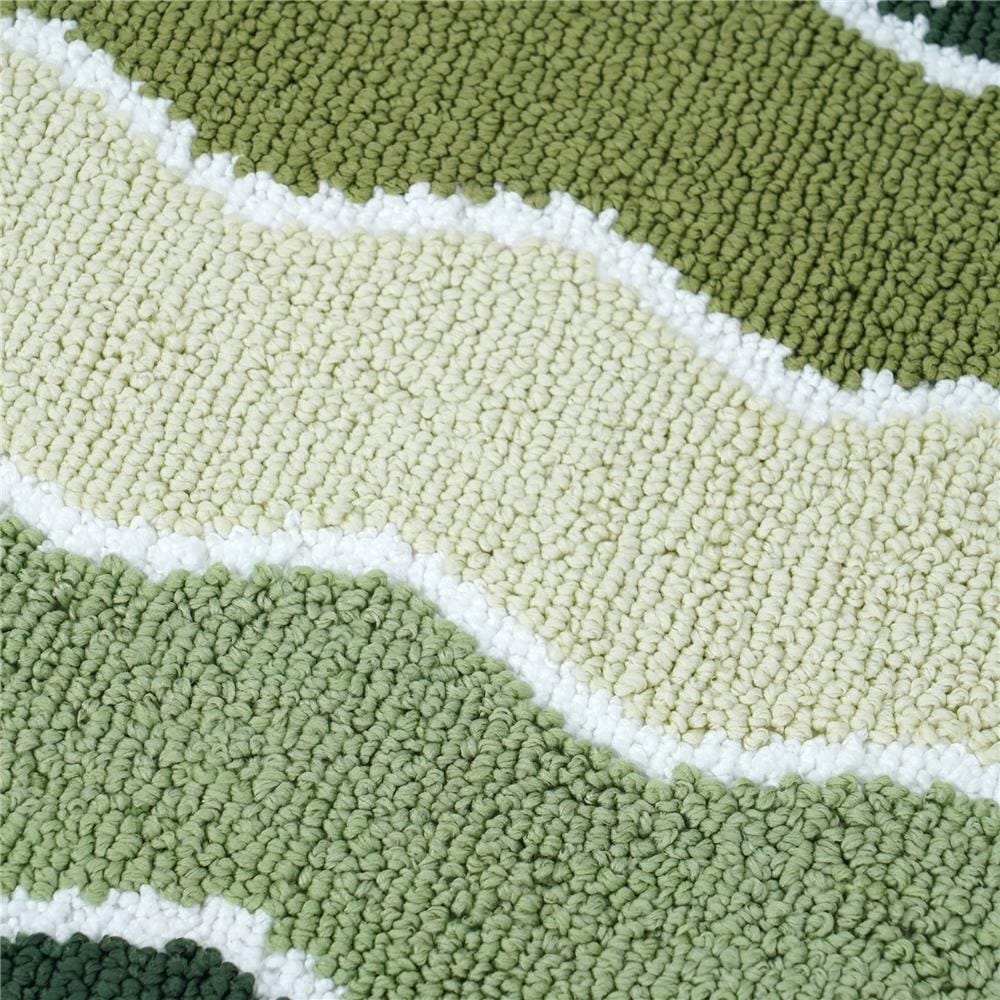 พรม SNAZZ ZIGZAG 40x60 ซม. สีเขียว