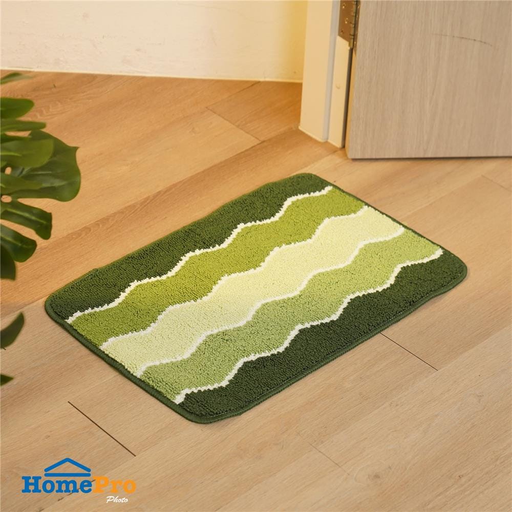 พรม SNAZZ ZIGZAG 40x60 ซม. สีเขียว