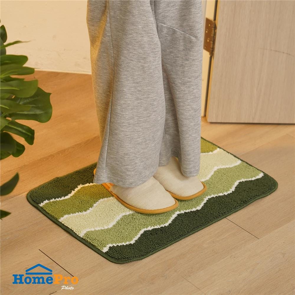 พรม SNAZZ ZIGZAG 40x60 ซม. สีเขียว