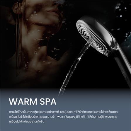 ชุดฝักบัวสายอ่อน 4 ระดับ TOTO TBW15CE0T สี CHROME_1