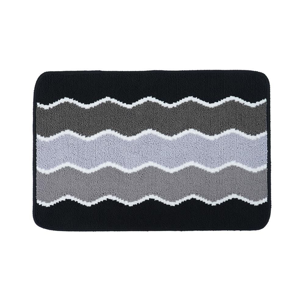 พรม SNAZZ ZIGZAG 40x60 ซม. สีดำ