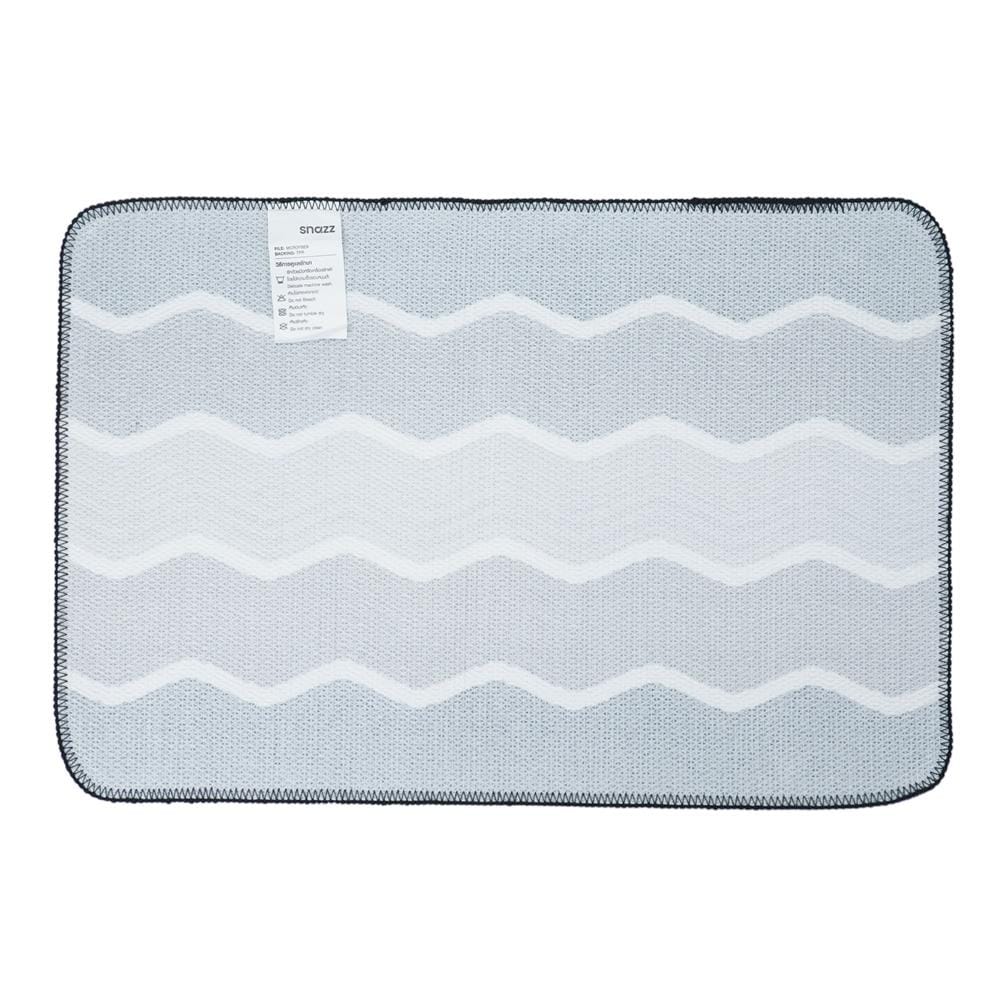 พรม SNAZZ ZIGZAG 40x60 ซม. สีดำ