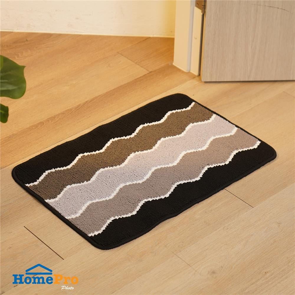 พรม SNAZZ ZIGZAG 40x60 ซม. สีดำ