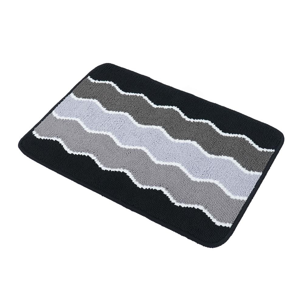พรม SNAZZ ZIGZAG 40x60 ซม. สีดำ