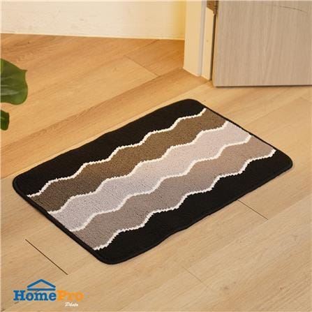 พรม SNAZZ ZIGZAG 40x60 ซม. สีดำ_6