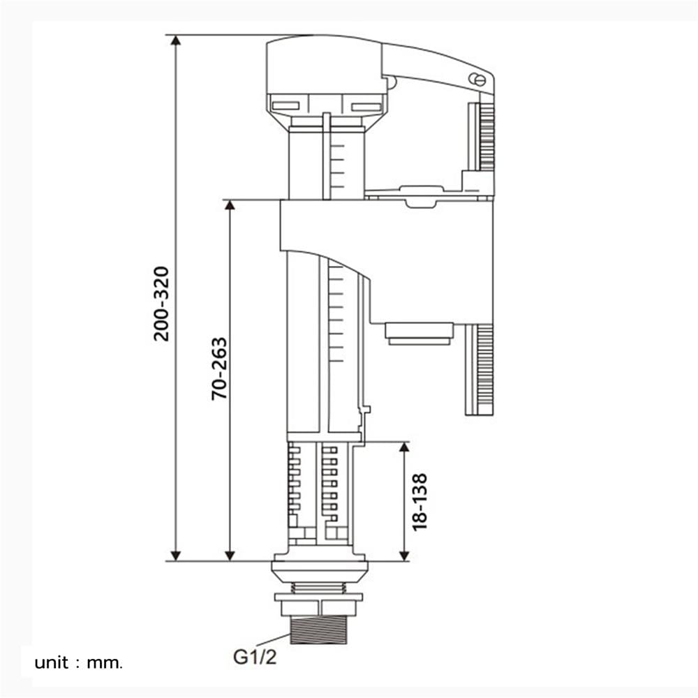 วาล์วน้ำเข้า NASCO N-9630-SP