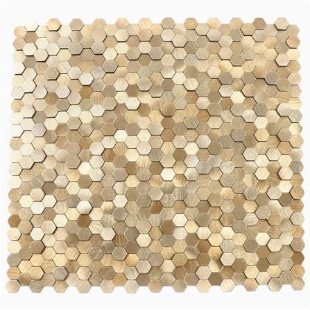 โมเสค มีกาวในตัว 30x30 ซม. TARA เซียนา โกลด์_0