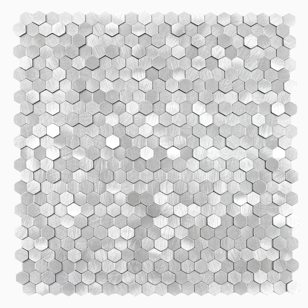 โมเสค มีกาวในตัว 30x30 ซม. TARA เซียนา เงิน