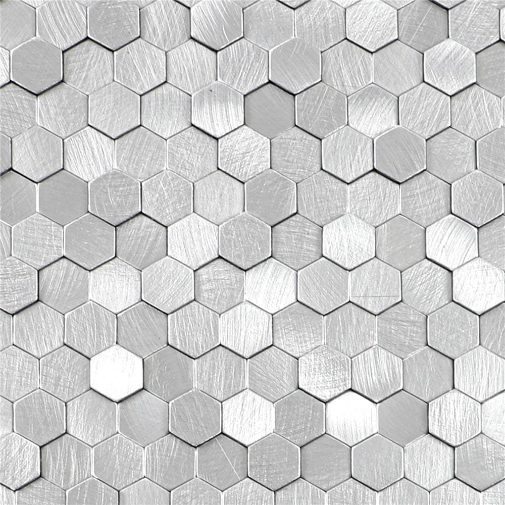 โมเสค มีกาวในตัว 30x30 ซม. TARA เซียนา เงิน