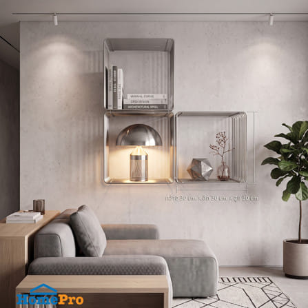 โต๊ะข้างสเตนเลส HOMEPRO CUBIX 30x30 ซม._3