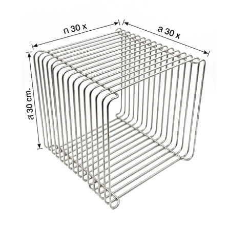 โต๊ะข้างสเตนเลส HOMEPRO CUBIX 30x30 ซม._5
