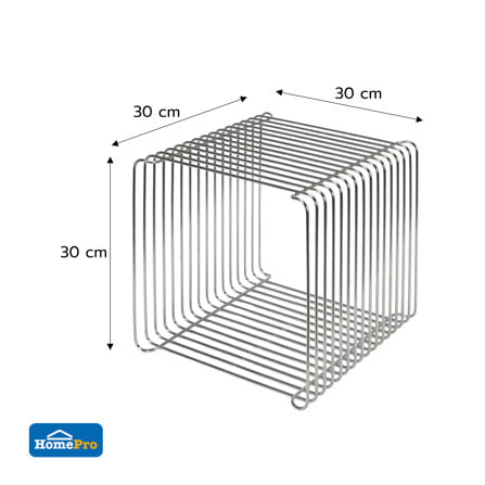 โต๊ะข้างสเตนเลส HOMEPRO CUBIX 30x30 ซม._8