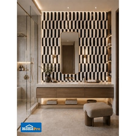 โมเสค มีกาวในตัว 28.5x30 ซม. TARA ออนิกซ์ เครส_5