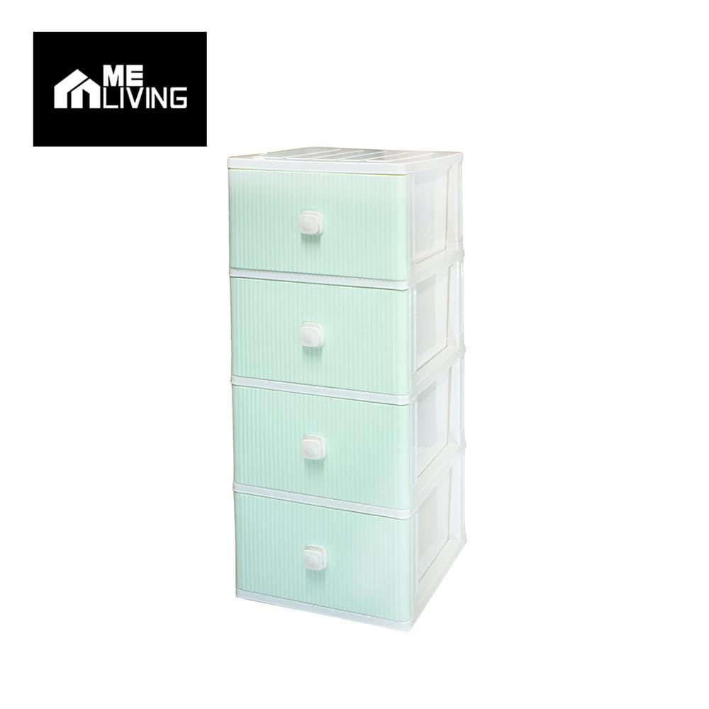 ตู้ลิ้นชัก 4 ชั้น ME LIVING MILLY 40x46x104 ซม. สีเขียวพาสเทล