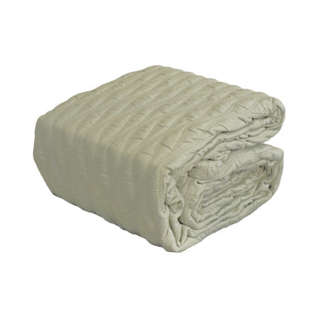 ผ้าคลุมเตียง 6 ฟุต HOME LIVING STYLE SERENE สีเขียว_0