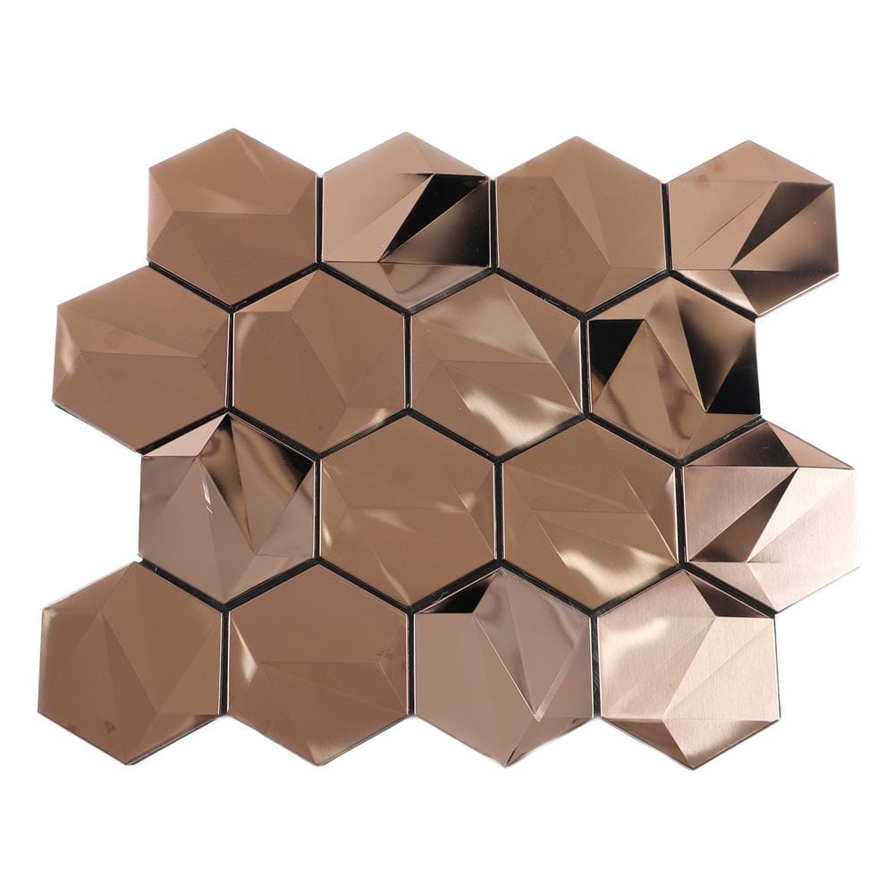 โมเสค มีกาวในตัว 28.5x30 ซม. TARA คอปเปอร์ บรอนซ์