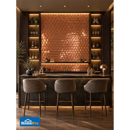 โมเสค มีกาวในตัว 28.5x30 ซม. TARA คอปเปอร์ บรอนซ์_2
