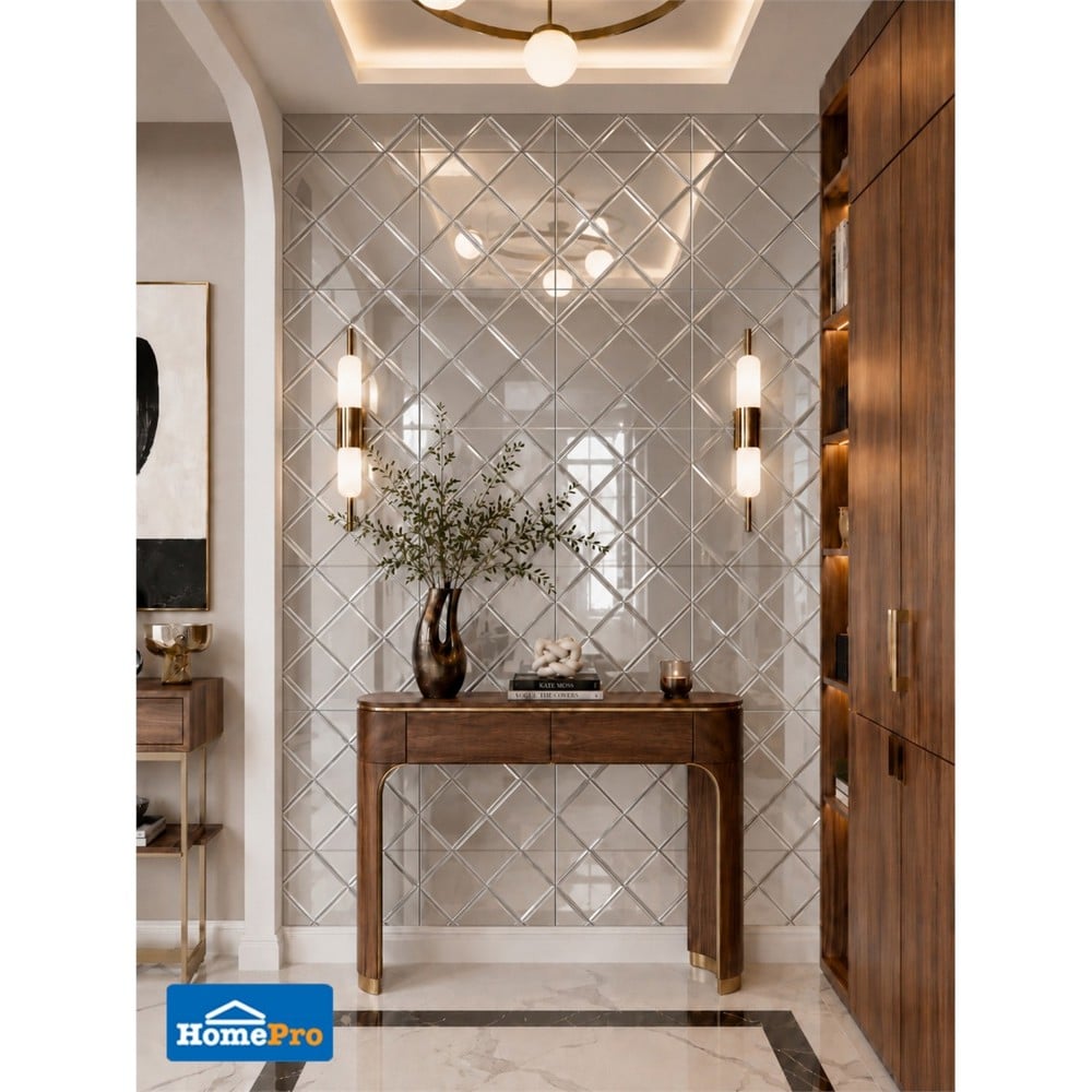 โมเสค มีกาวในตัว 30x30 ซม. TARA MIRROR DIAMOND