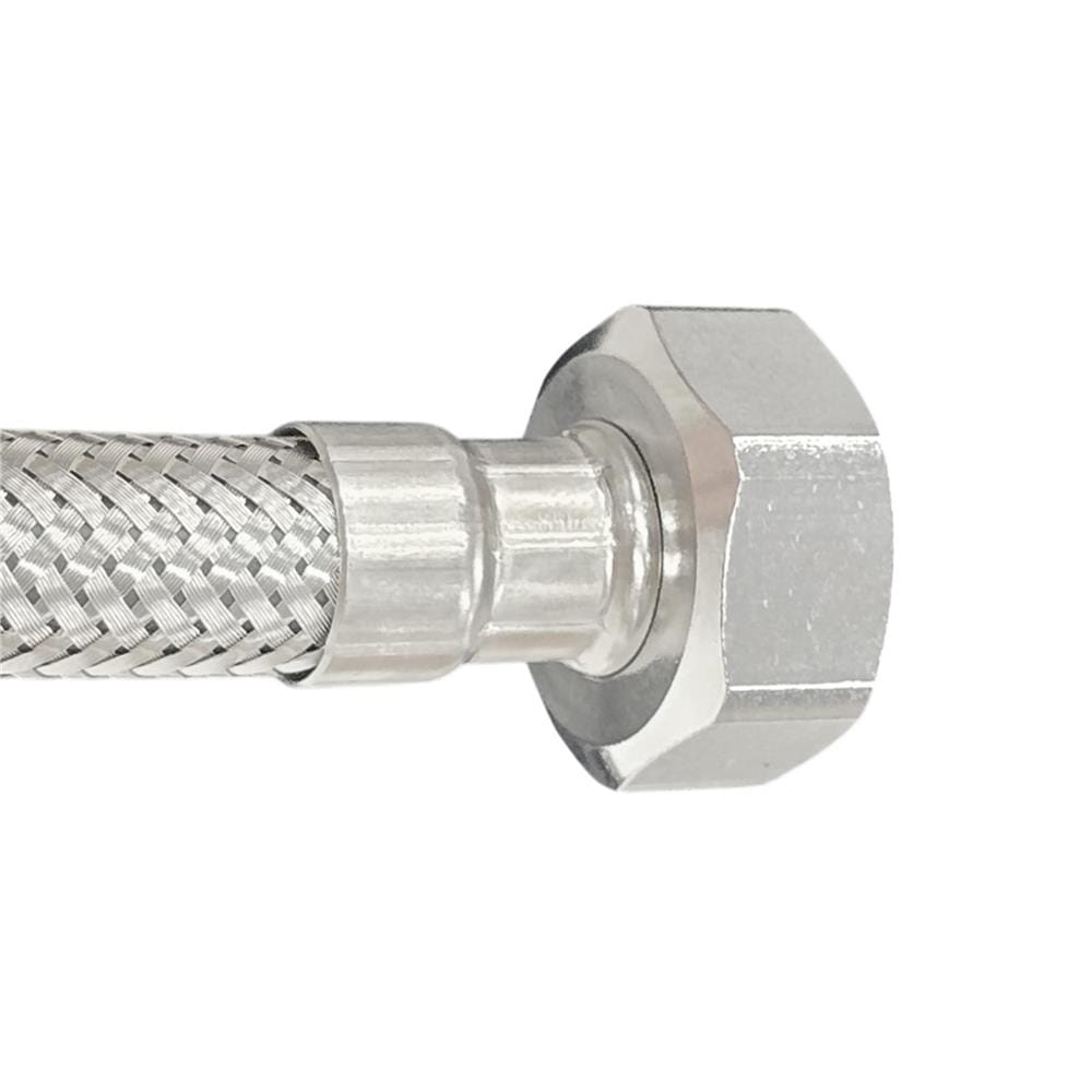 สายน้ำดีสเตนเลสน้ำอุ่น-น้ำเย็น NASCO FP-8224-SP 24 นิ้ว