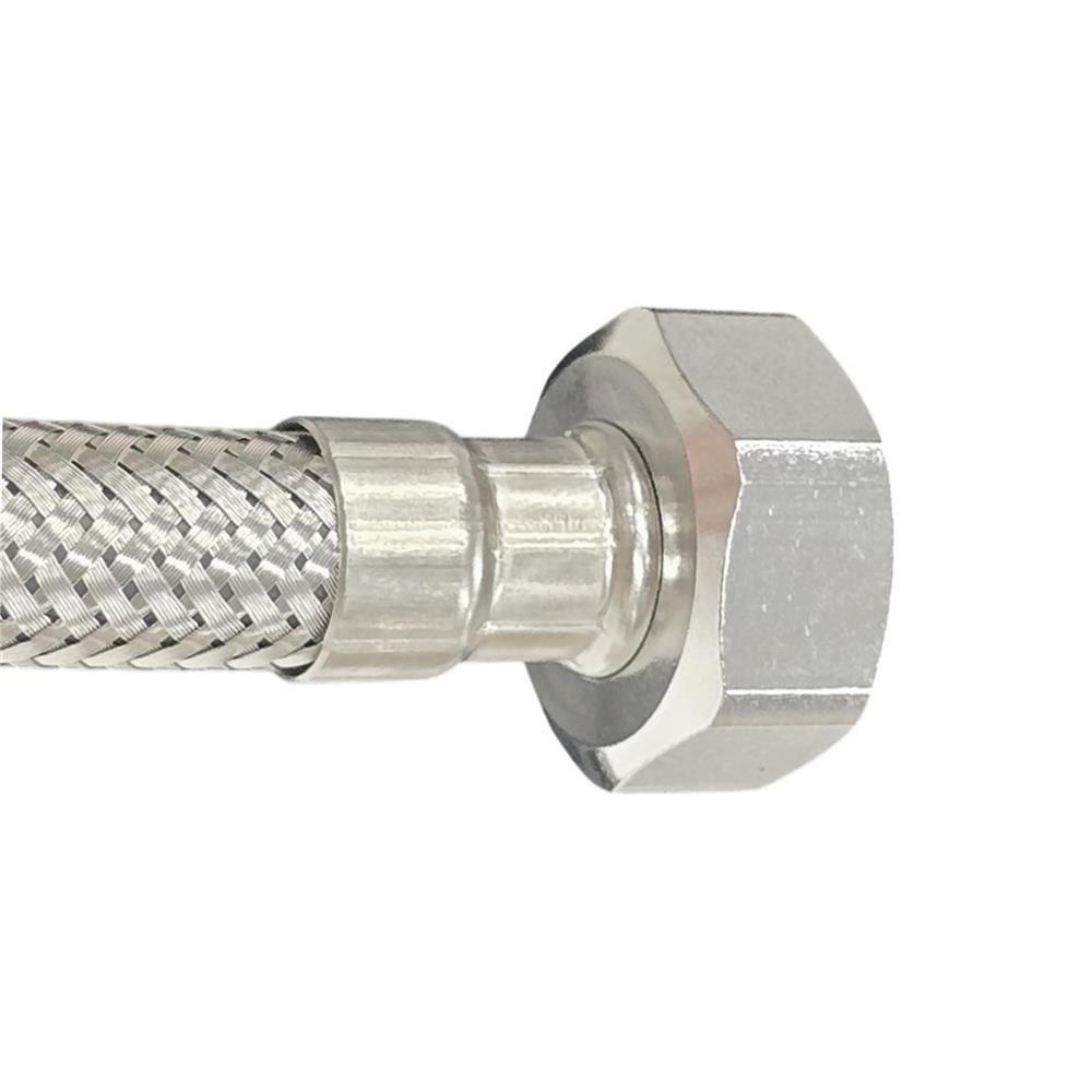 สายน้ำดีสเตนเลสน้ำอุ่น-น้ำเย็น NASCO FP-8218-SP 18 นิ้ว