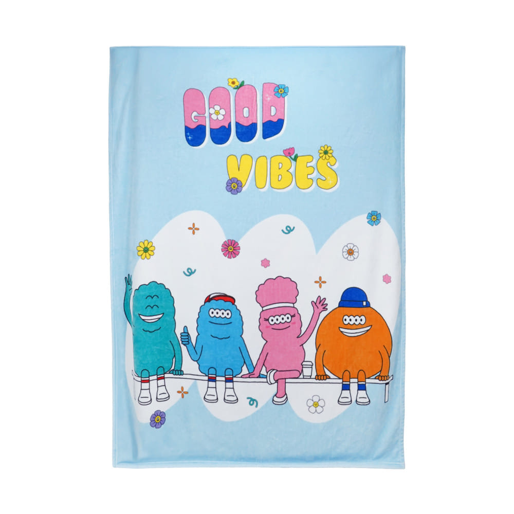 ผ้าห่ม SNAZZ MONSTER 60x8 นิ้ว สี BLUE