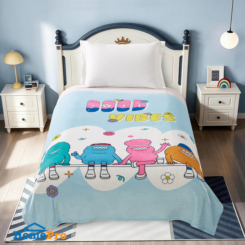 ผ้าห่ม SNAZZ X MILLIONSMONSTER 60x80 นิ้ว สี BLUE