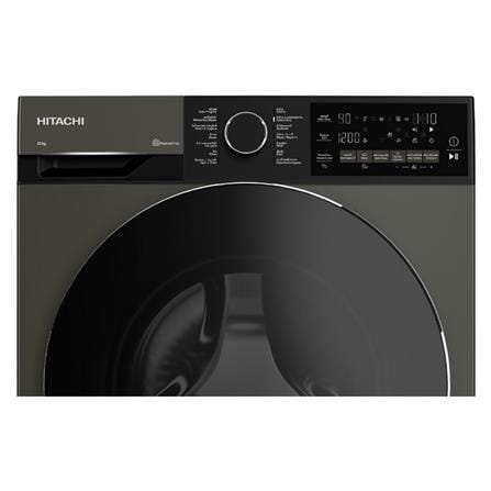 เครื่องซักผ้าฝาหน้า HITACHI BD-120XKVEADM 12 กก. 1400RPM อินเวอร์เตอร์ สีเทา_3