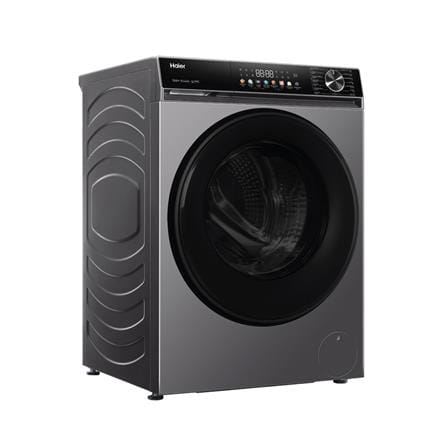 เครื่องซักอบผ้าฝาหน้า HAIER HWD100-BP12357S8 X5 10/6 กก. 1200 RPM อินเวอร์เตอร์ สีเทาเข้มเมทาลิค_1