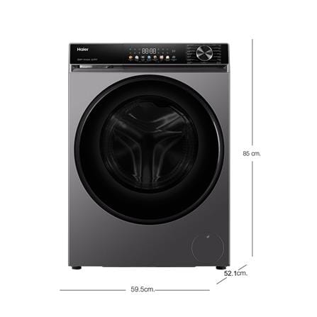 เครื่องซักอบผ้าฝาหน้า HAIER HWD100-BP12357S8 X5 10/6 กก. 1200 RPM อินเวอร์เตอร์ สีเทาเข้มเมทาลิค_13