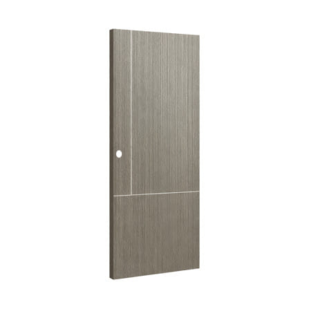 ประตูภายใน UPVC เจาะลูกบิด AZLE LT-11 90x200 ซม. สี STONE GREY_1