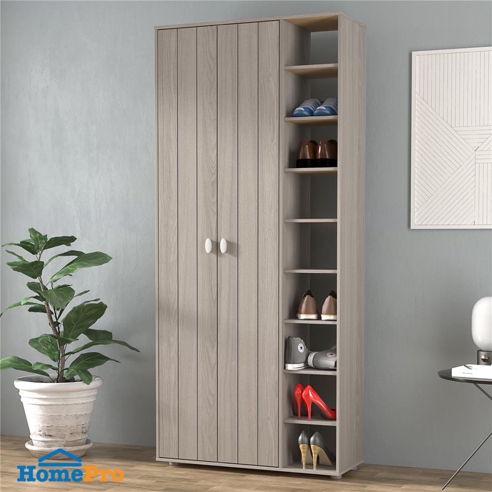 ตู้วางรองเท้า TOMATO HOME HANSEL 79.6 ซม. สีเทาโอ๊ค