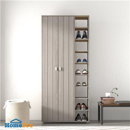 ตู้วางรองเท้า TOMATO HOME HANSEL 79.6 ซม. สีเทาโอ๊ค_2
