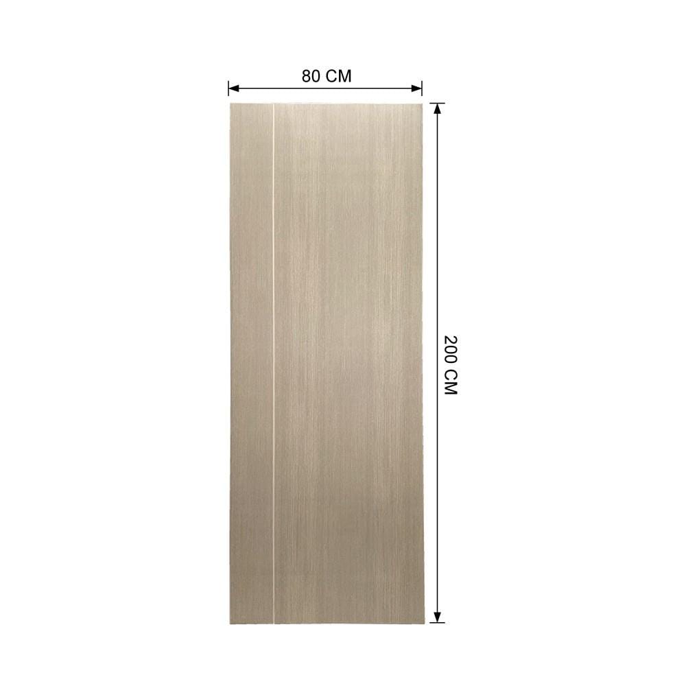 ประตูภายใน UPVC ไม่เจาะลูกบิด AZLE WB1 80x200 ซม. สีเทาอ่อน