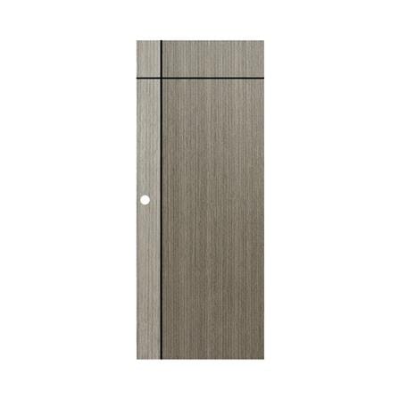 ประตูภายใน UPVC เจาะลูกบิด AZLE L0A-G2C 90x200 ซม. สี ASH STONE GREY_1