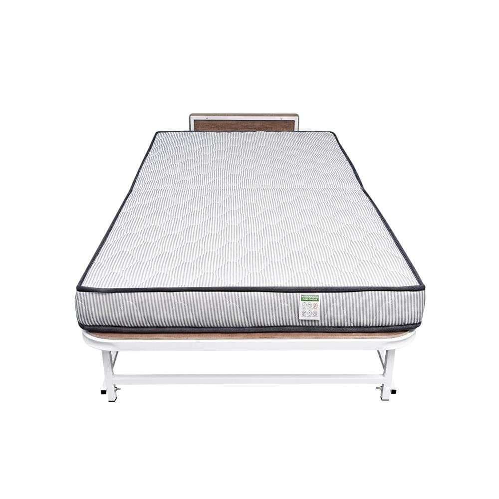 เตียงพับพร้อม TOPPER 3.5 ฟุต THAIBULL SSTSFPE245-105M1(TNR) สีขาว