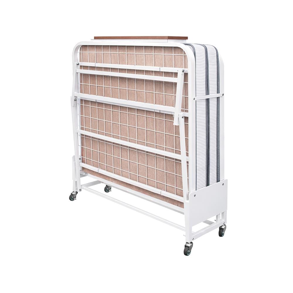 เตียงพับพร้อม TOPPER 3.5 ฟุต THAIBULL SSTSFPE245-105M1(TNR) สีขาว