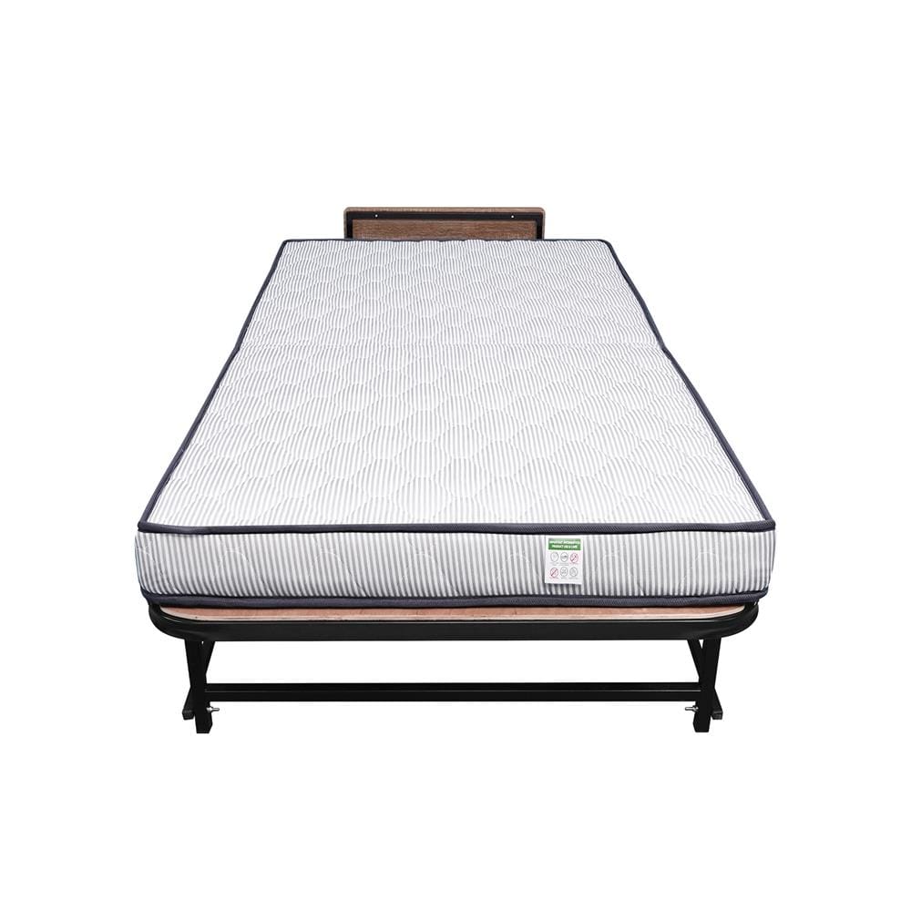 เตียงพับพร้อม TOPPER 3.5 ฟุต THAIBULL SSTSFPE245-105M1(TNR) สีดำ