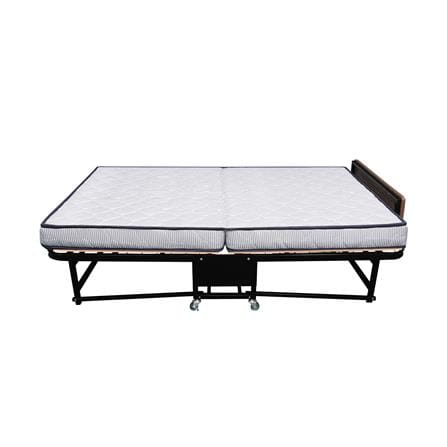 เตียงพับพร้อม TOPPER 3.5 ฟุต THAIBULL SSTSFPE245-105M1(TNR) สีดำ_1