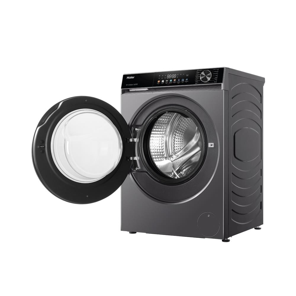 เครื่องซักผ้าฝาหน้า HAIER HW90-BP12357S8 X5 9 กก. 1200 RPM อินเวอร์เตอร์ สีเทาเข้มเมทาลิค