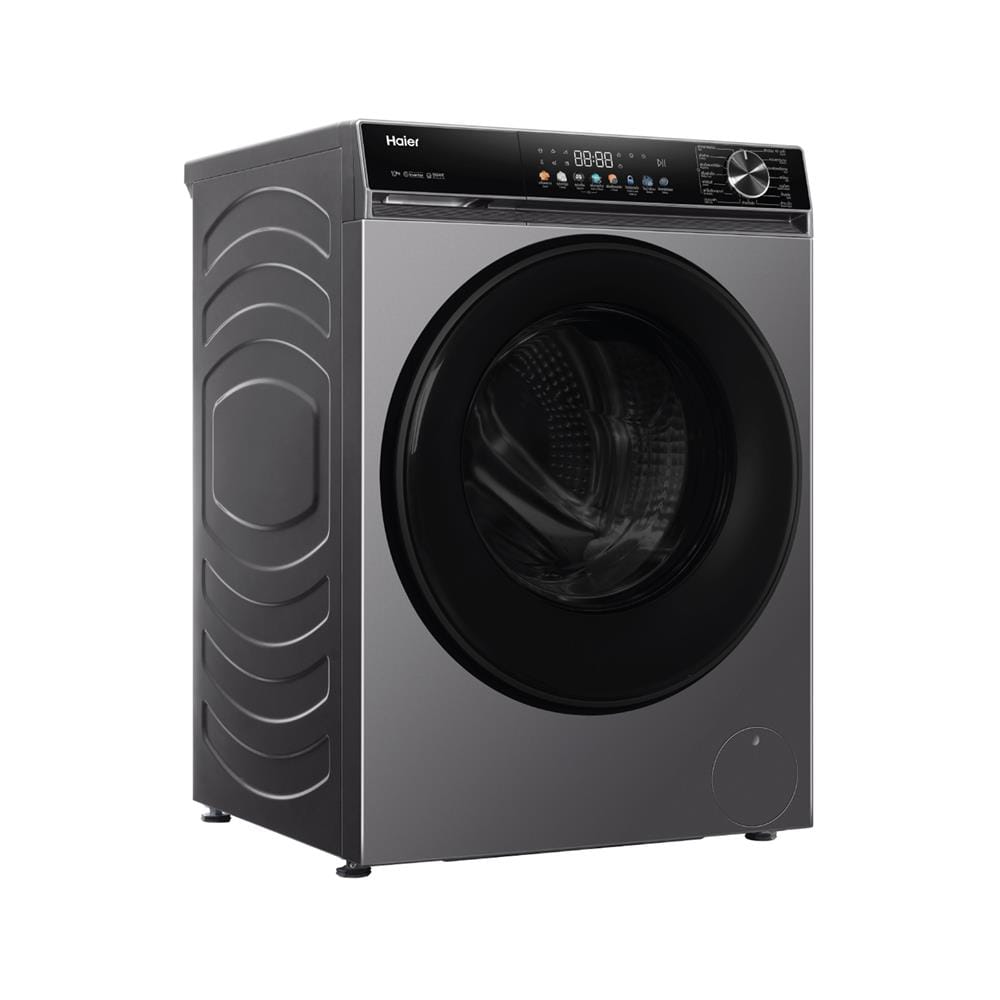 เครื่องซักผ้าฝาหน้า HAIER HW100-BP12357S8 X5 10 กก. 1200 RPM อินเวอร์เตอร์ สีเทาเข้มเมทาลิค