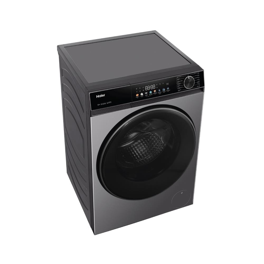 เครื่องซักผ้าฝาหน้า HAIER HW100-BP12357S8 X5 10 กก. 1200 RPM อินเวอร์เตอร์ สีเทาเข้มเมทาลิค