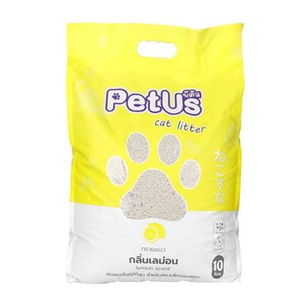 ทรายแมวเบนโทไนท์ PETUS กลิ่นเลมอน 10 ลิตร_0