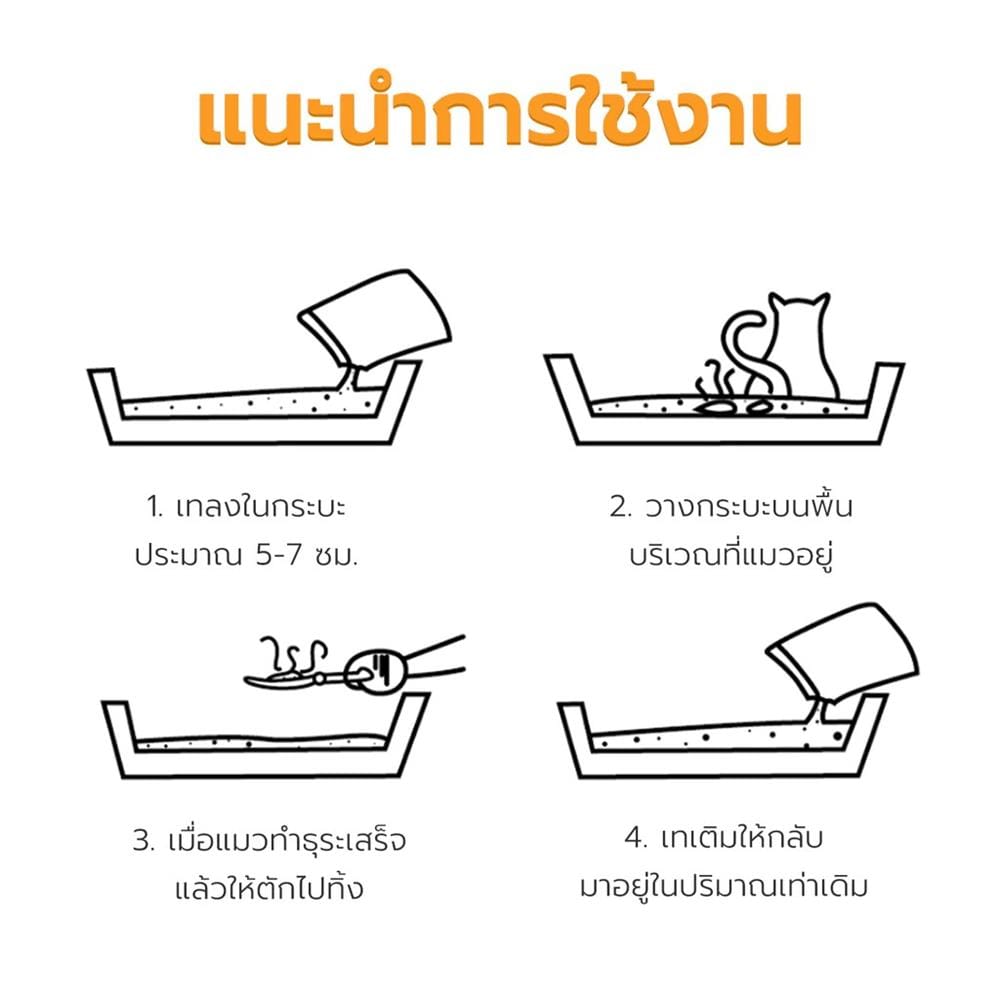 ทรายแมวเบนโทไนท์ PETUS กลิ่นแอปเปิ้ล 5 ลิตร