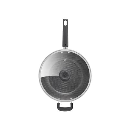 กระทะลึกพร้อมฝา 32 ซม. TEFAL POWER MESHING IH_1