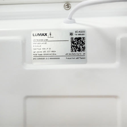 โคมฝังฝ้า LED LUMAX ERBPL600 60x120 ซม. 40 วัตต์ DAYLIGHT_4