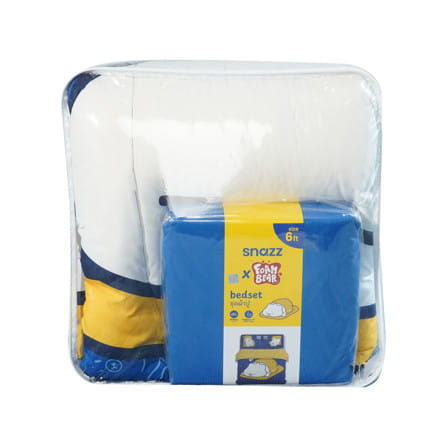 ชุดผ้าปูที่นอน 6 ฟุต (ชุด 4 ชิ้น) SNAZZ FOAM BEAR SLEEP_5