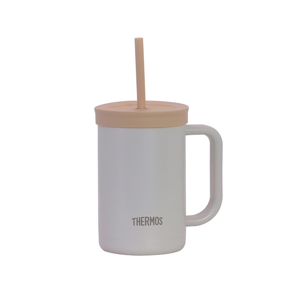กระติกสุญญากาศ 0.6 ลิตร THERMOS TTONE สีครีม