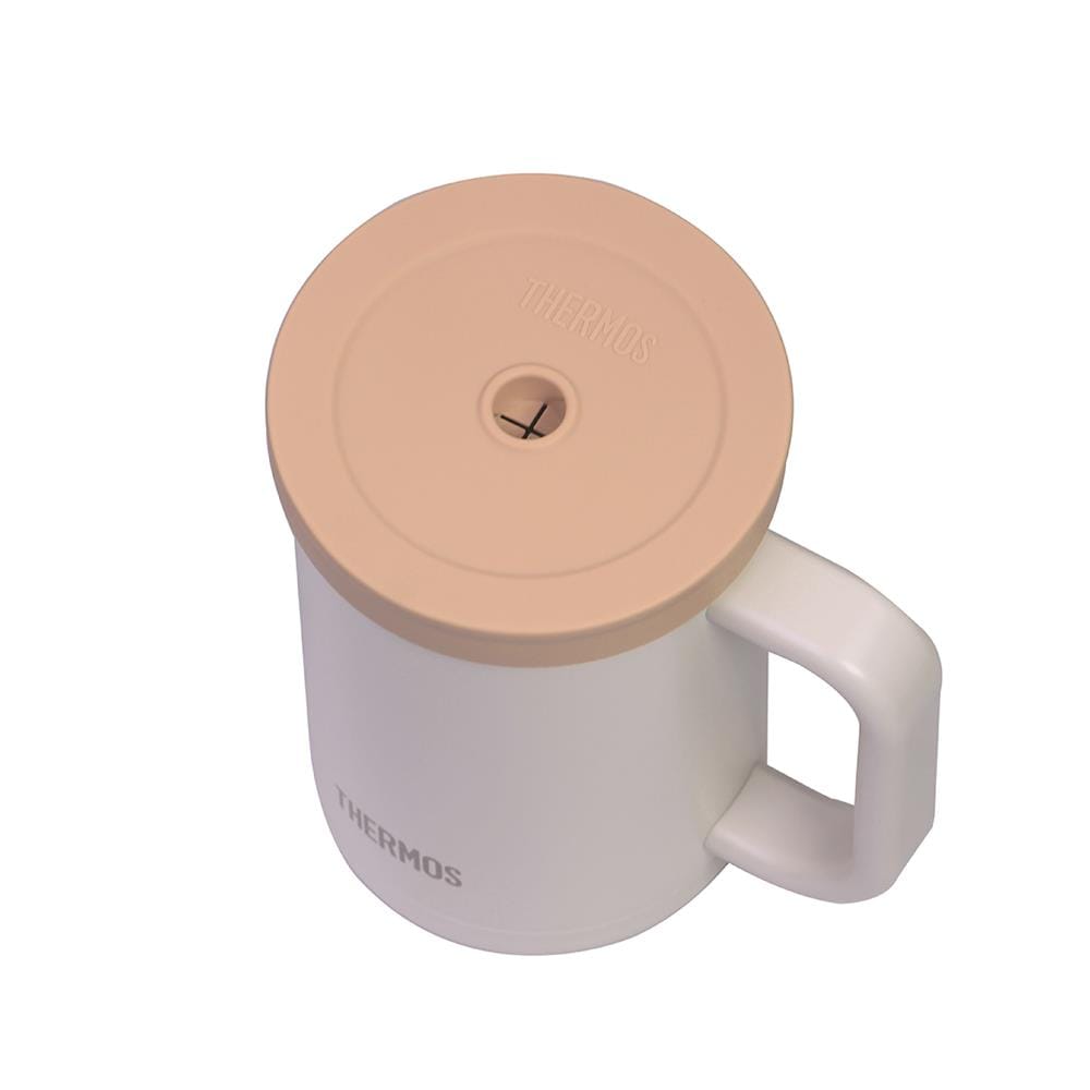 กระติกสุญญากาศ 0.6 ลิตร THERMOS TTONE สีครีม